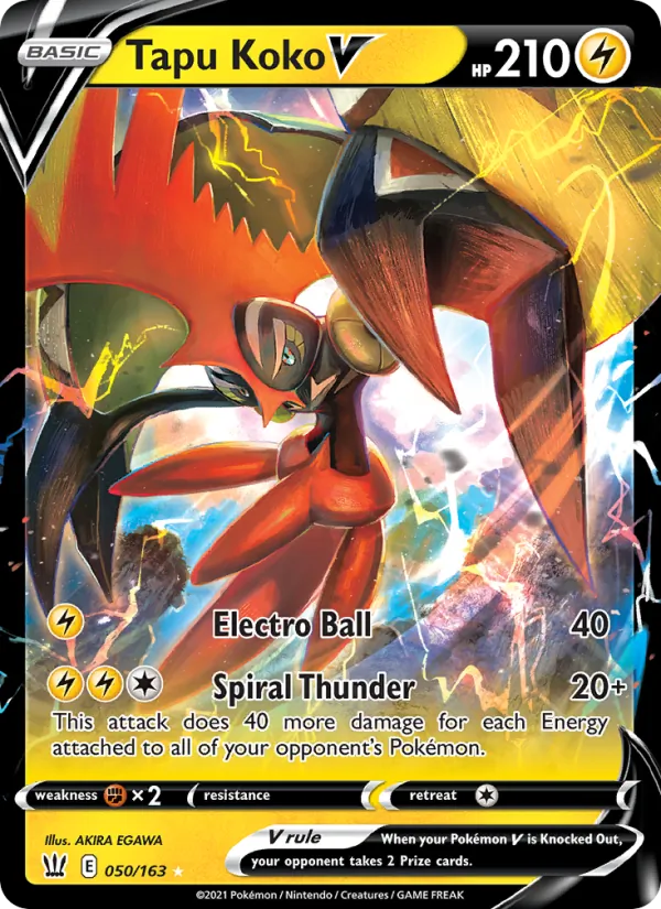 Tapu Koko V 50 · Battle Styles