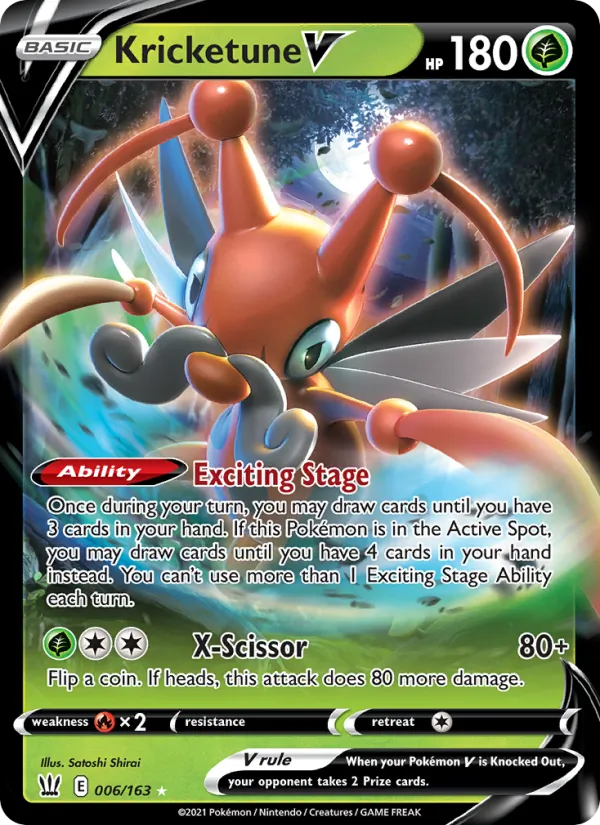 Kricketune V 6 · Battle Styles