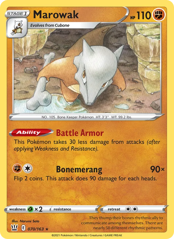 Marowak 70 · Battle Styles