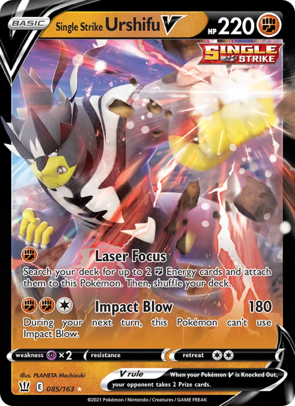 Single Strike Urshifu V 85 · Battle Styles
