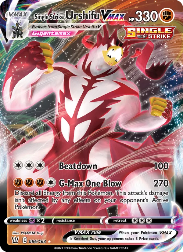 Single Strike Urshifu VMAX 86 · Battle Styles