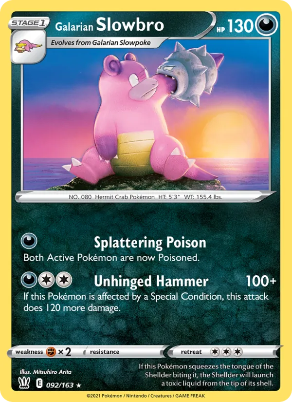 Galarian Slowbro 92 · Battle Styles