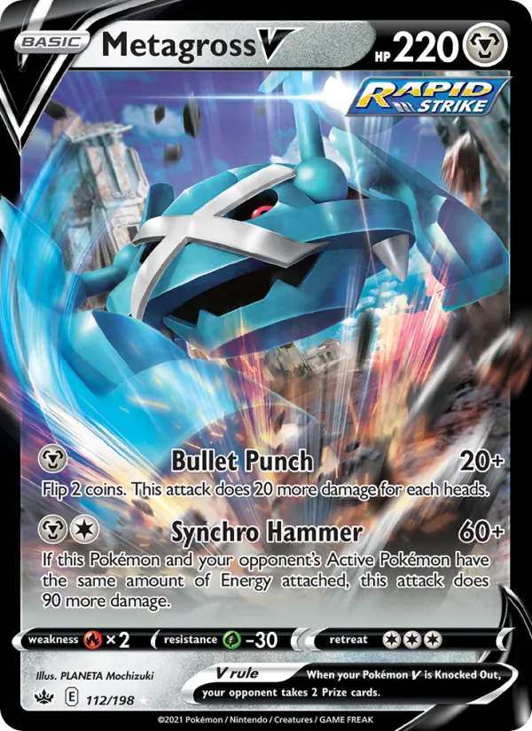 Metagross V 112 · Chilling Reign