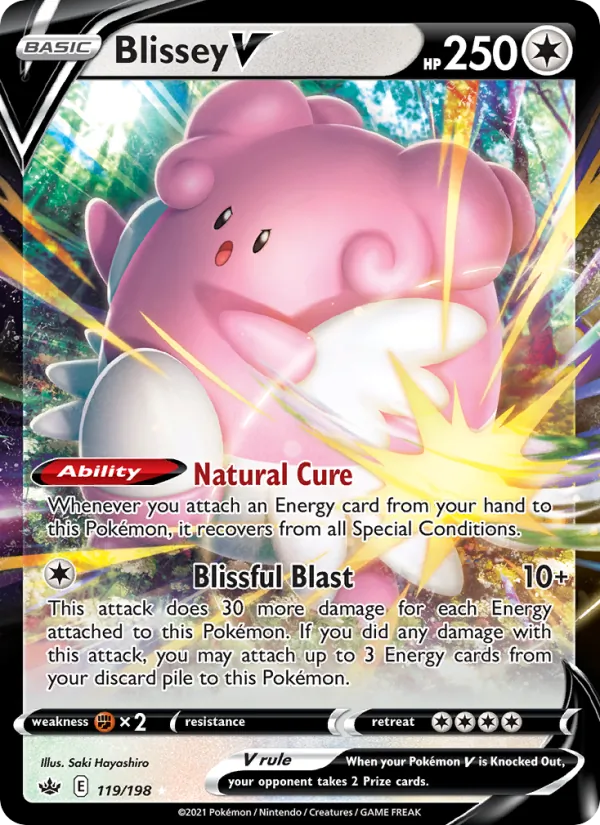 Blissey V 119 · Chilling Reign