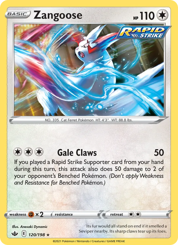 Zangoose 120 · Chilling Reign