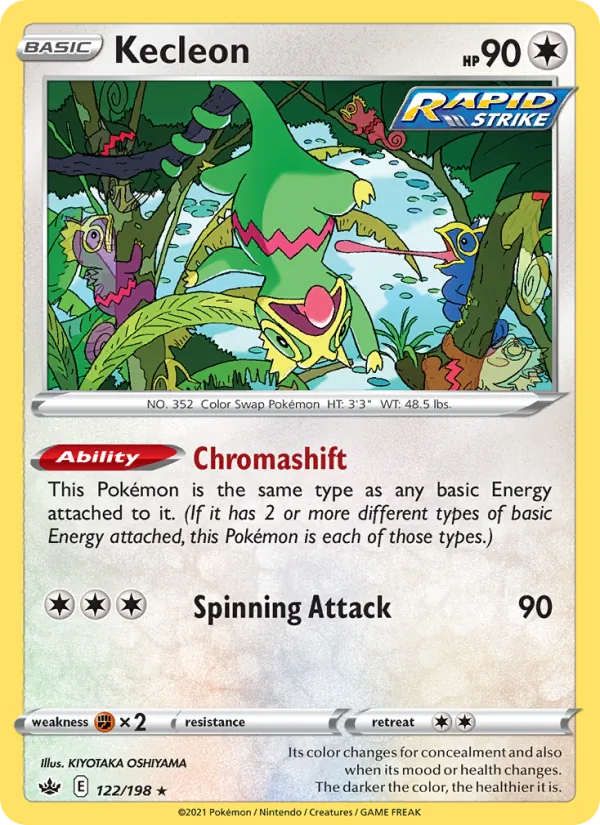 Kecleon 122 · Chilling Reign