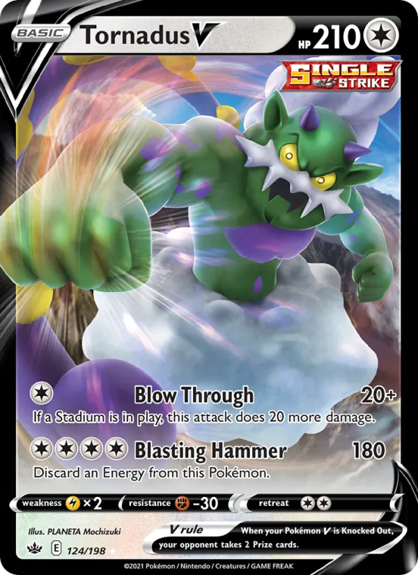 Tornadus V 124 · Chilling Reign