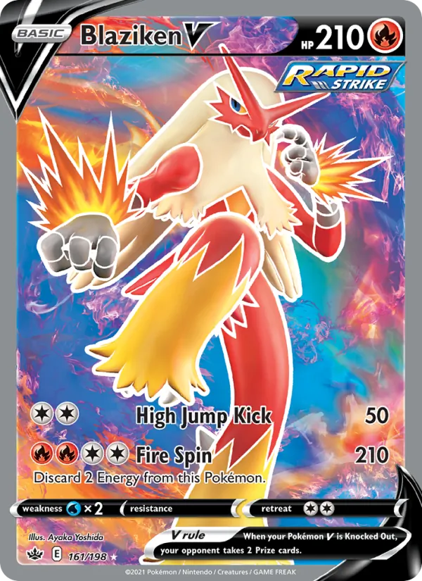 Blaziken V 161 · Chilling Reign