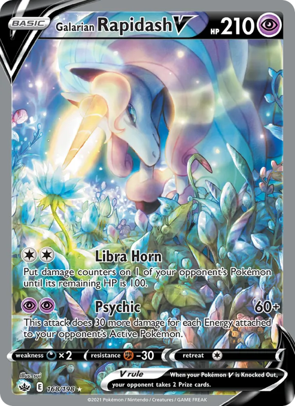 Galarian Rapidash V 168 · Chilling Reign