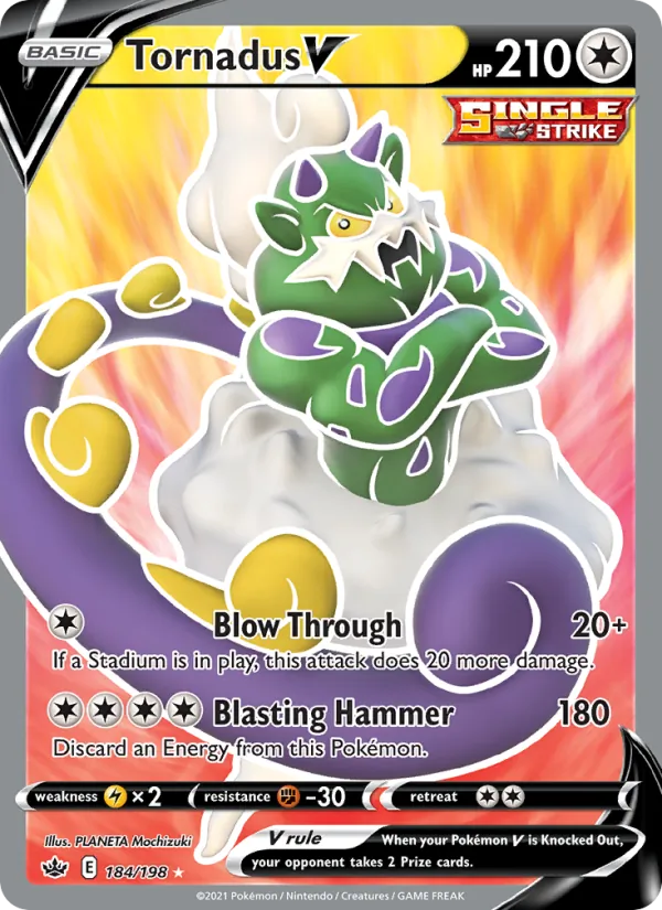 Tornadus V 184 · Chilling Reign