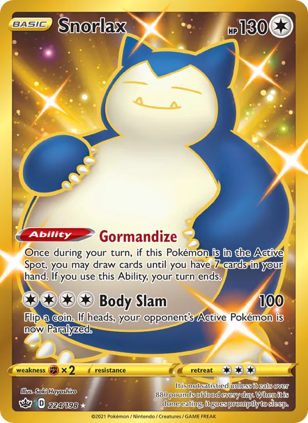 Snorlax 224 · Chilling Reign