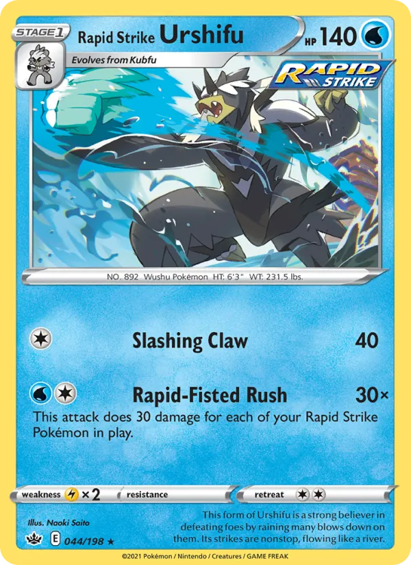 Rapid Strike Urshifu 44 · Chilling Reign