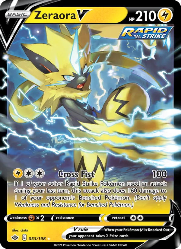 Zeraora V 53 · Chilling Reign