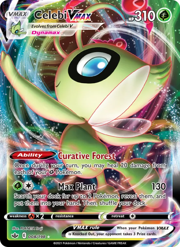 Celebi VMAX 8 · Chilling Reign