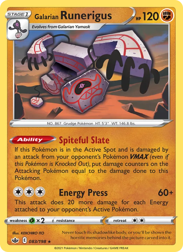Galarian Runerigus 83 · Chilling Reign