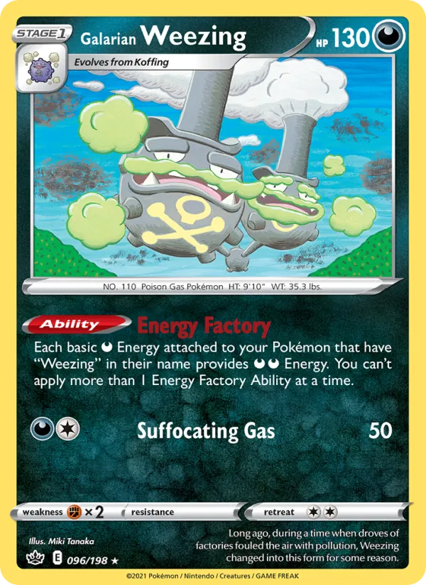 Galarian Weezing 96 · Chilling Reign