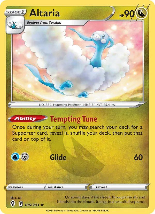 Altaria 106 · Evolving Skies