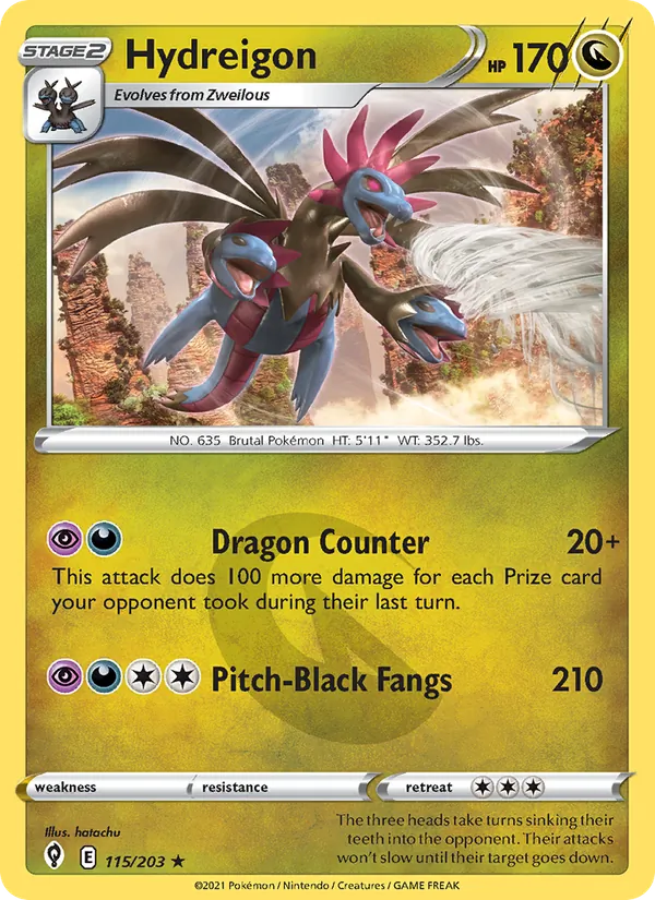 Hydreigon 115 · Evolving Skies