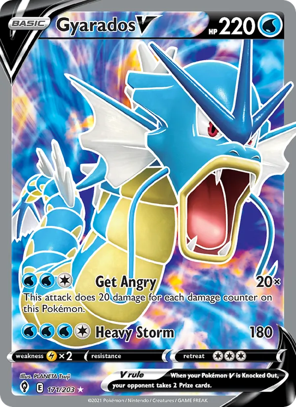 Gyarados V 171 · Evolving Skies