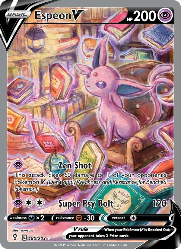 Espeon V 180 · Evolving Skies