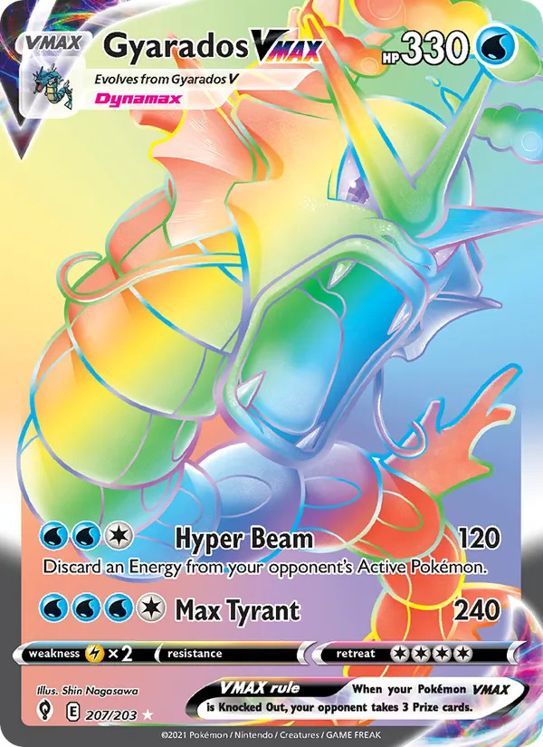 Gyarados VMAX 207 · Evolving Skies