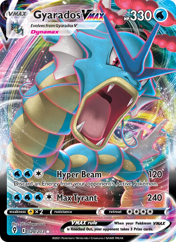 Gyarados VMAX 29 · Evolving Skies