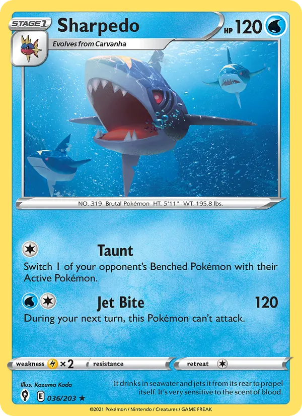 Sharpedo 36 · Evolving Skies