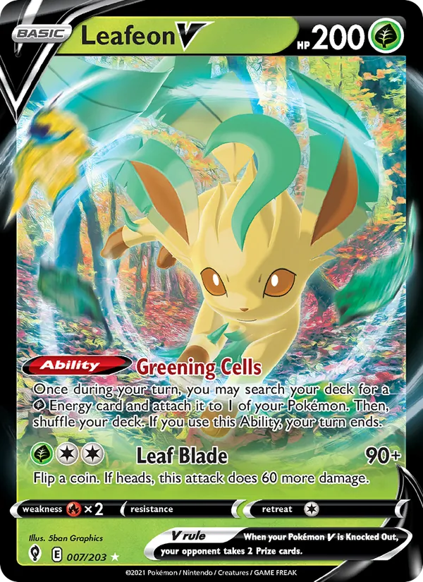 Leafeon V 7 · Evolving Skies