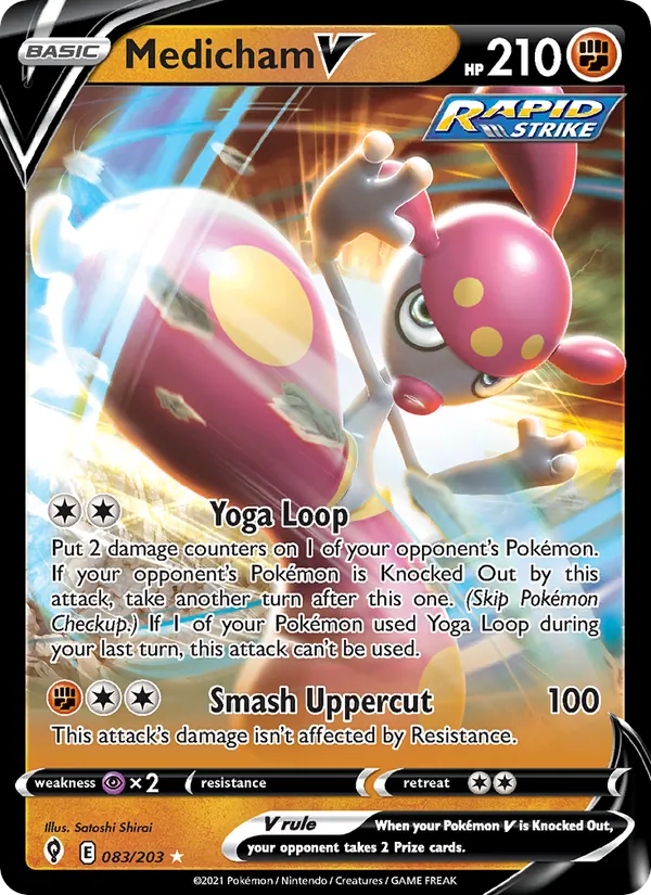 Medicham V 83 · Evolving Skies
