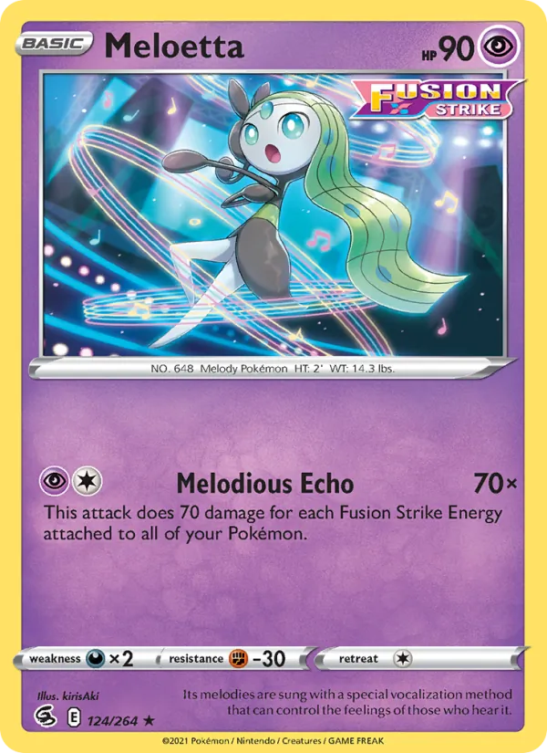 Meloetta 124 · Fusion Strike