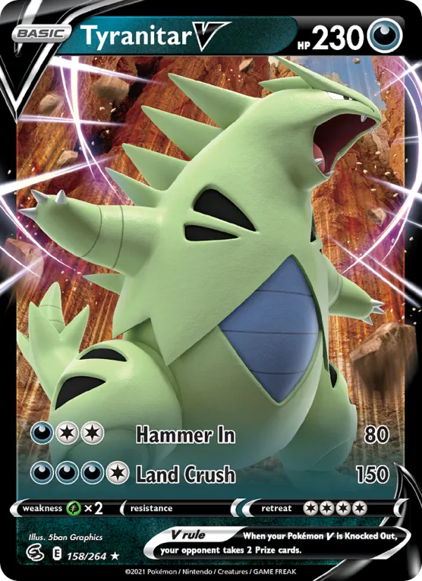 Tyranitar V 158 · Fusion Strike