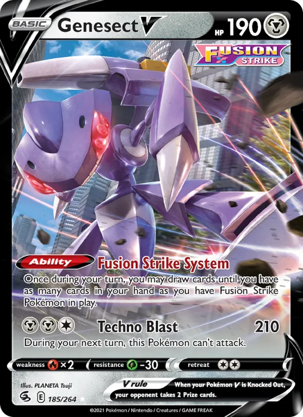 Genesect V 185 · Fusion Strike