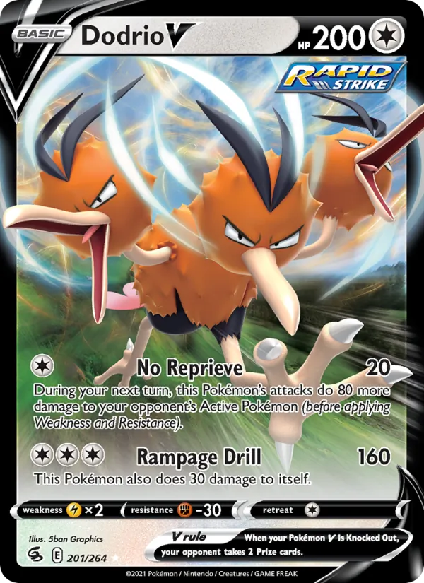 Dodrio V 201 · Fusion Strike