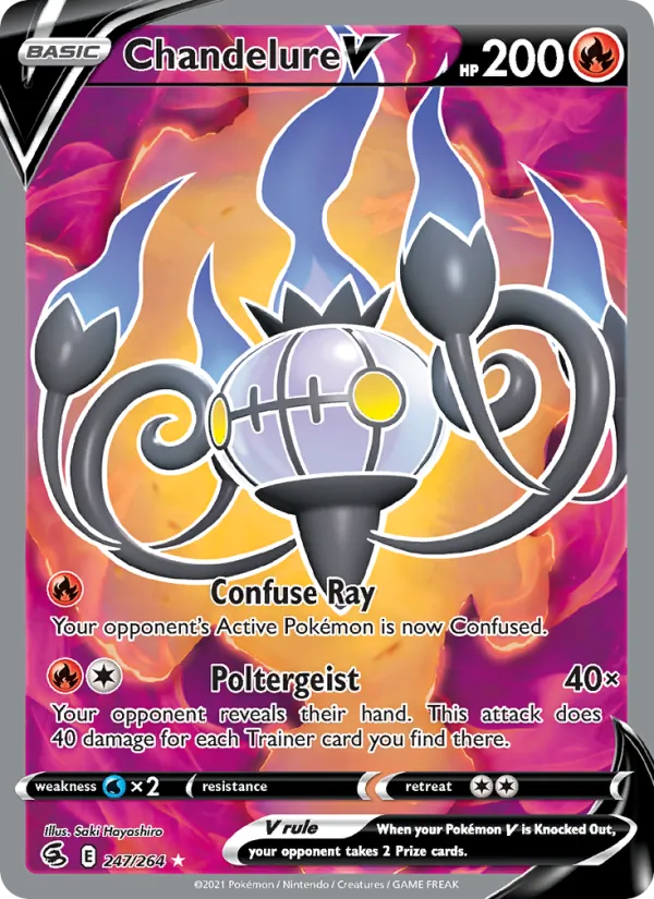 Chandelure V 247 · Fusion Strike