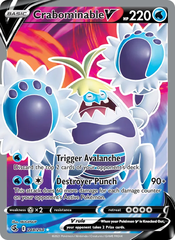 Crabominable V 248 · Fusion Strike