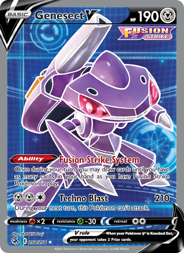 Genesect V 254 · Fusion Strike
