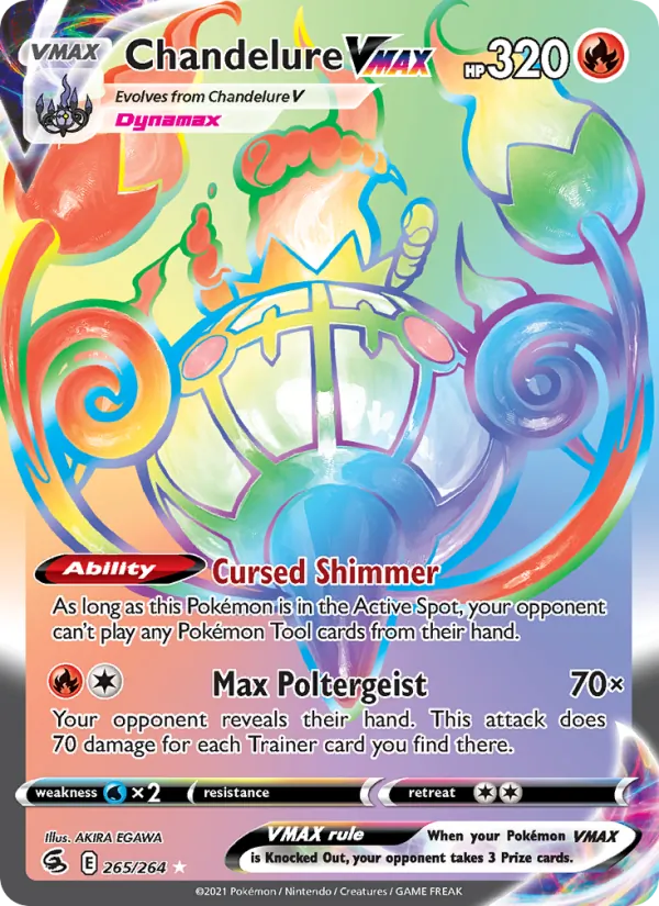 Chandelure VMAX 265 · Fusion Strike