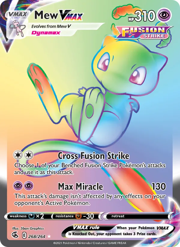 Mew VMAX 268 · Fusion Strike