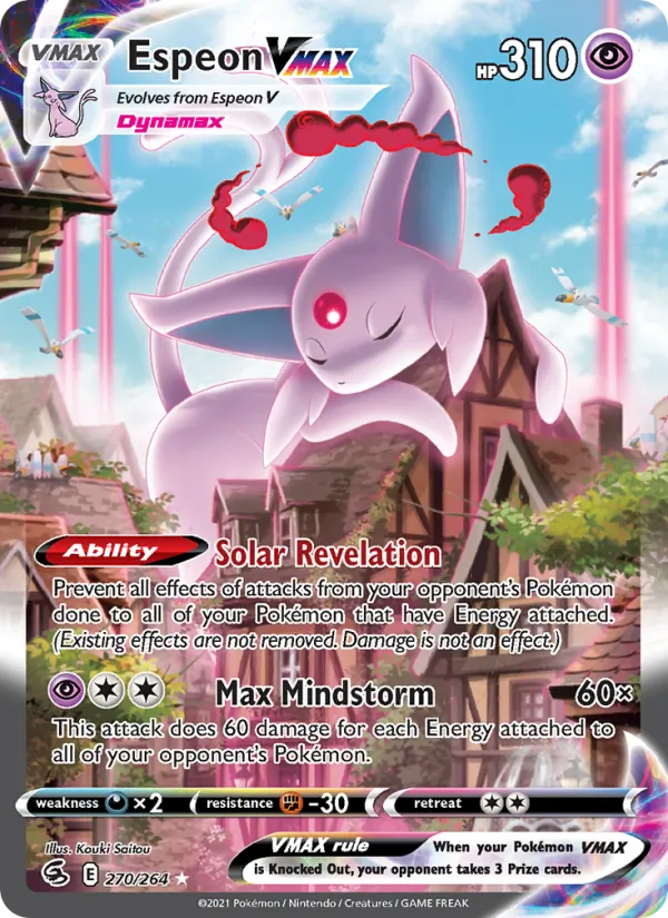 Espeon VMAX 270 · Fusion Strike