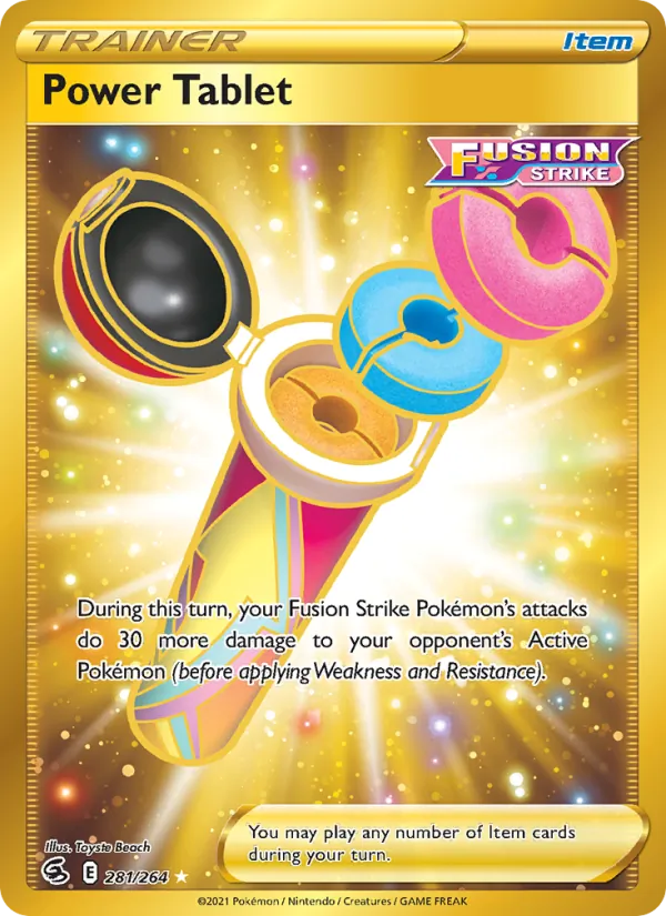 Power Tablet 281 · Fusion Strike