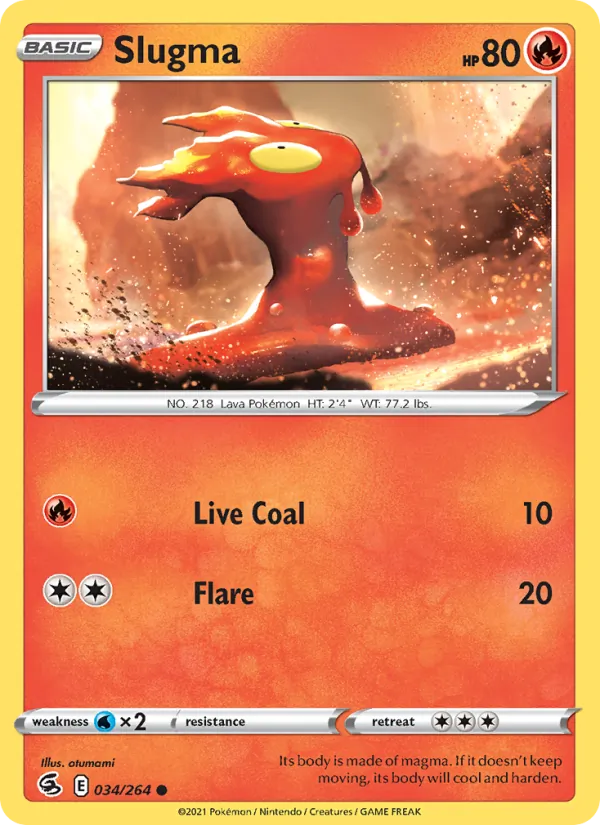 Slugma 34 · Fusion Strike