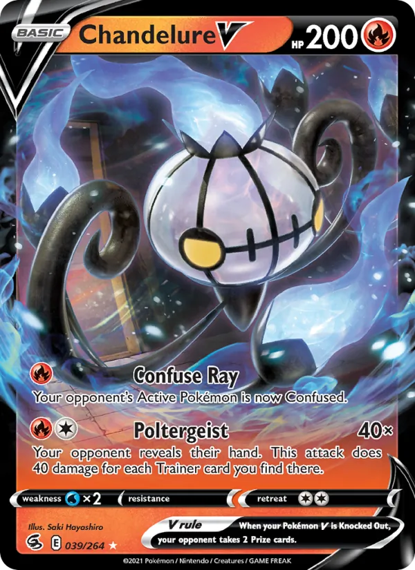 Chandelure V 39 · Fusion Strike