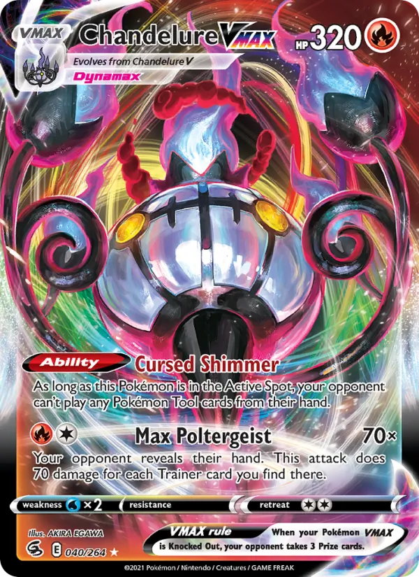 Chandelure VMAX 40 · Fusion Strike