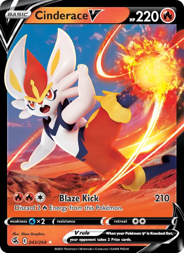 Cinderace V 43 · Fusion Strike