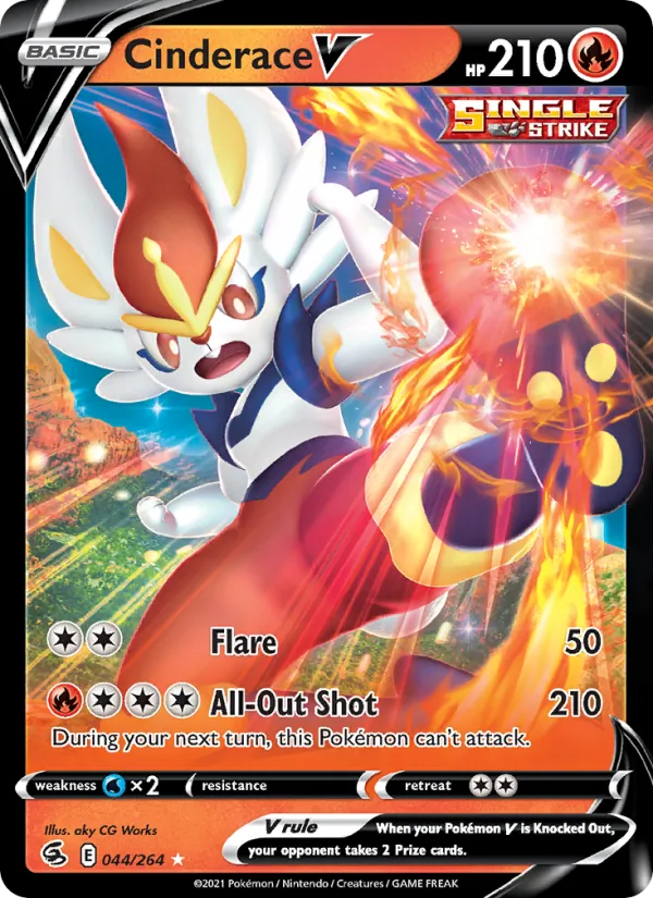 Cinderace V 44 · Fusion Strike