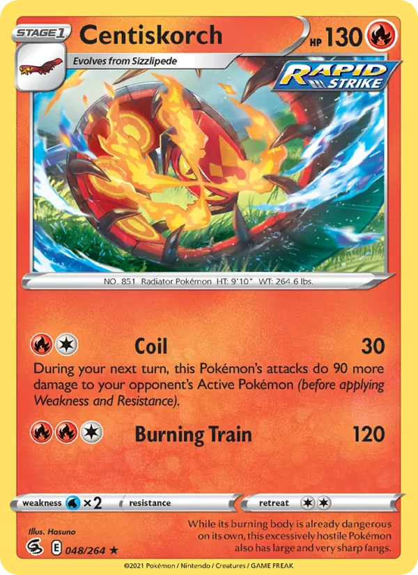 Centiskorch 48 · Fusion Strike