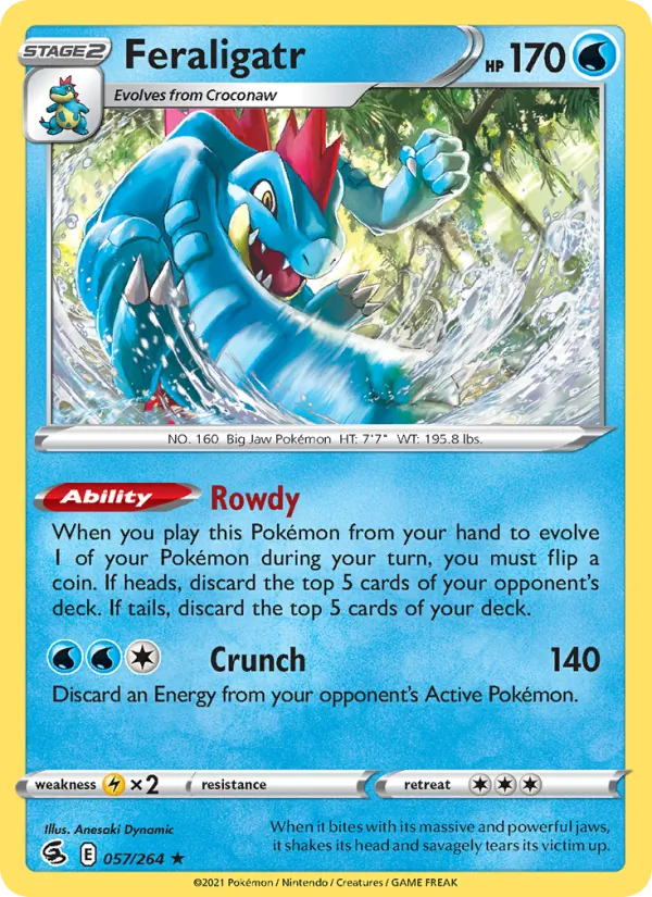 Feraligatr 57 · Fusion Strike