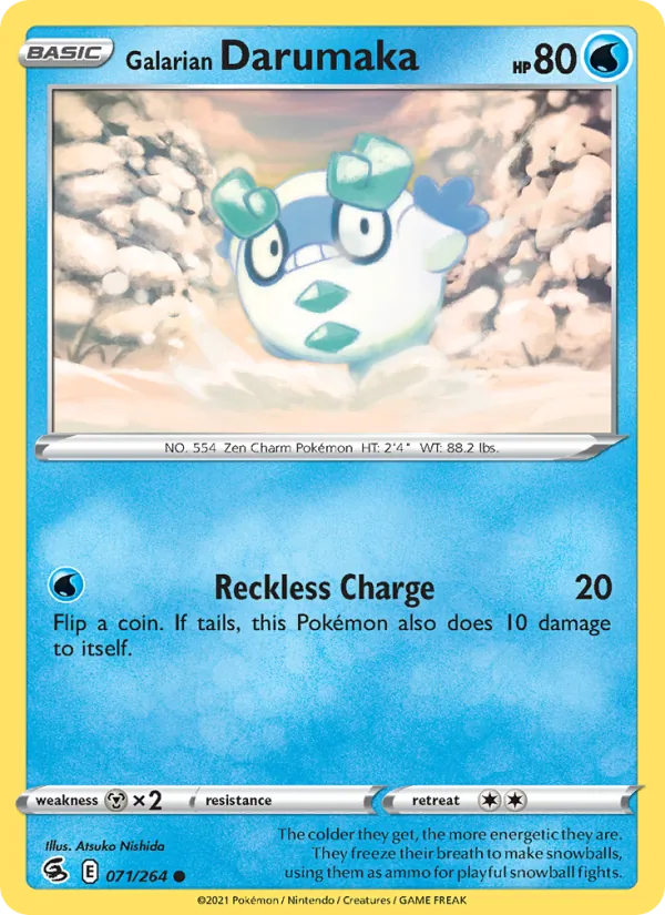Galarian Darumaka 71 · Fusion Strike