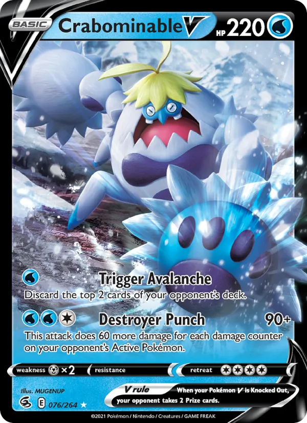 Crabominable V 76 · Fusion Strike