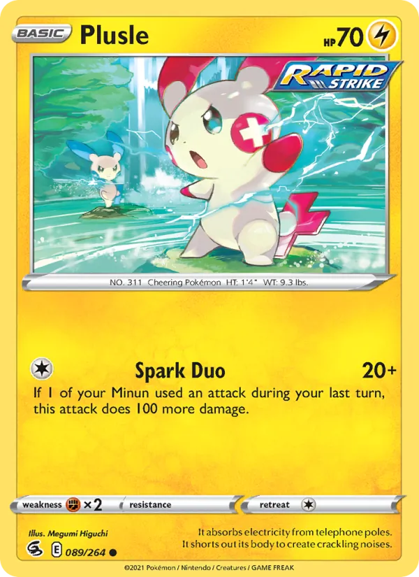 Plusle 89 · Fusion Strike